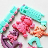 "Puppet Cartoon Silicon Fondant Cake Mould Mold Decorating Tools" shopping N6