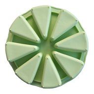Always Your Chef 8-Cavity Triangle Silicone Muffin Cups Handmade Soap Molds Biscuit Chocolate Ice Cake Baking...