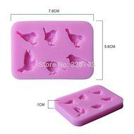 1pcs, Beautiful Birds Shape Silicone Mold, for Fondant Cake Mold, Bakware Tools, Soap ,Sugar Tool N2