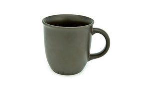 Polish Pottery Brown Glaze Coffee Mug