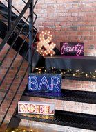 Talking Tables Party Illuminations Bar Sign with 40 Led Lights, Multicolor N4