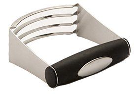 Hi-Luck Pastry Cutter Stainless Steel - Professional Baking Dough Blender with Blades &amp; Soft Rubber Grip N2