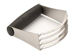 Hi-Luck Pastry Cutter Stainless Steel - Professional Baking Dough Blender with Blades &amp; Soft Rubber Grip N3