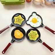 Zeroyoyo Kitchen Mini Non Stick Egg Frying Pancakes Pan Housewares Easy Mould Cook Tools N3