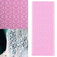 Silicone Lace Mold Sugar Craft Fondant Mould Mat Cake Decorating Baking DIY Tool N2