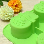 Christmas Snowman Fondant Cake Mold Silicone Chocolate Mold N4