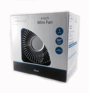 Personal 4 &quot; Mini Table Fan Super Quiet and Portable for Desktop Tabletop Floor Office Room Travel N2