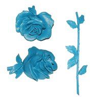 silicone Molds rose cake decorating gompaste supply M4853 By Ok Molds N2