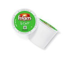 Folgers Half Caff Coffee, Keurig K-Cups, 18 Count N2