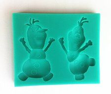 Anyana Silicone Fondant Mold Chocolate Cake Decorating Tool Olaf Elsa Anna Cupcake N3