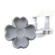 DUFUSTORE 3PCS/SET Flower Shape Cake Sugarcraft Plunger Decoration Tool Mold Mould N2