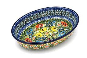 Polish Pottery Baker - Oval - Medium - Unikat Signature U3753