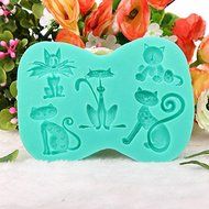 "3D Silicone Cat Shape Cake Mold Fondant Cake Decoration" shopping N4