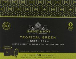 Harney and Sons Tropical Green Tea Capsules, 24 Count N3