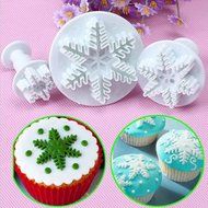 Fenta Food Grade PP Spring Snowflake Embossing Mold N2