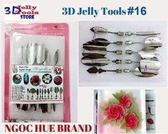 3D Gelatin Art Tools - Type 16 - 3D Jelly Cake Tools - 10 pcs/set - NEW
