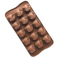 Chocolate Molds, YORIKIN Cartoon Shaped Silicone Molds for Chocolate Candy-Cartoons Jelly Candy Cake Baking Mould... N5