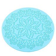 Round Flower Crown Fondant Cake Lace Molds Mat Silicone Lace Mold