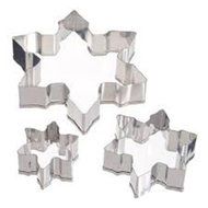 Cake &amp; Cookie Cutters Stainless Steel Snowflake Cookie Cake Fondant Decoration Cutter Molds N3