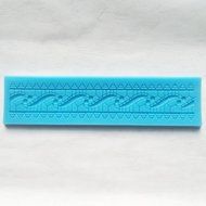 Allforhome Sugarcraft Cake Decoration tool WAVE lace border Icing fondant Silicone Mold Mould Lace fondant Shaped...
