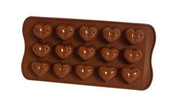 YIJIA Heart-shape Silicone Ice Chocolate Cake Jelly Candy Mould Mini Tray Pan Cube