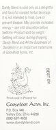 Dandy Blend, Instant Herbal Beverage with Dandelion, 2 lb. Bag N16