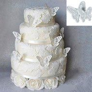 Cake &amp; Cookie Cutters 2Pcs Plastic Butterfly Cake Cookies Cutter Cale Decorating Tool N2