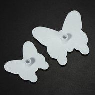 Cake &amp; Cookie Cutters 2Pcs Plastic Butterfly Cake Cookies Cutter Cale Decorating Tool N4