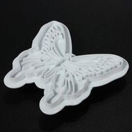Cake &amp; Cookie Cutters 2Pcs Plastic Butterfly Cake Cookies Cutter Cale Decorating Tool N5