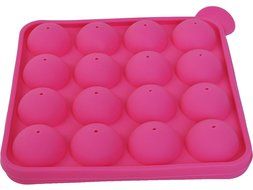 Super buy 16 Cup Tasty Top Cake Pop Mold Tray Easy Instant Silicone Baking Flex Pan