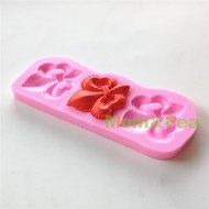 Mom&amp;pea 0597 Silicone Mould for Fondant Cake Sugar Paste Cake Decoration 3d Cake Toppers Mold 12.3*4.6*0.8cm 39g N2