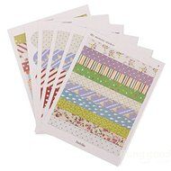 Saver 1 Set Floral Print Labels Stickers DIY Scrapbooking Paper Gift Decoration N2
