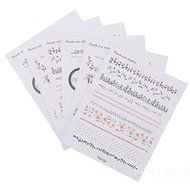 Saver 1 Set Floral Print Labels Stickers DIY Scrapbooking Paper Gift Decoration N4