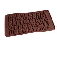 FinalZ D077 48-Cavity Alphabet Silicone Cake Baking Mold Cake Pan Muffin Cups Handmade Soap Moulds Biscuit Chocolate... N4