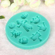 Silicone Halloween Pumpkin Scarecrow Grapes Cake Mold N2