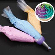 Kootips Icing Piping Bag Nozzle Converter Tri-color Cream Coupler Cake Decorating Tools For Cupcake Fondant Cookie... N4