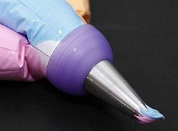 Kootips Icing Piping Bag Nozzle Converter Tri-color Cream Coupler Cake Decorating Tools For Cupcake Fondant Cookie... N5