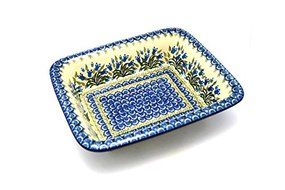 Polish Pottery Baker - Casserole - Blue Bells
