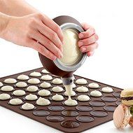 Silicone Macaron decorating cream pot with Three silicone piping nozzles Cake DIY N2