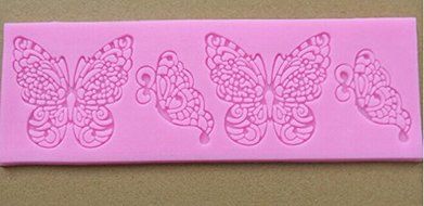 HSE 1pc Charming Nerw DIY Craft Silicone Butterfly Lace Mold Cake Decorating Paste Tools