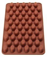Zeroyoyo Mini Coffee Beans Silicone Cake Mould Baking Decoration Tools