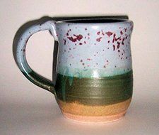 "ABC Products " - Hand Made Clay - Drinking Mug (Cup) - Glaze Finish - Medium Sized - Easy Grip Large Comfortable...