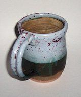 "ABC Products " - Hand Made Clay - Drinking Mug (Cup) - Glaze Finish - Medium Sized - Easy Grip Large Comfortable... N2