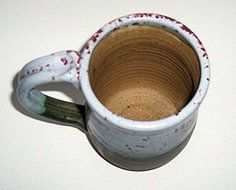 "ABC Products " - Hand Made Clay - Drinking Mug (Cup) - Glaze Finish - Medium Sized - Easy Grip Large Comfortable... N3