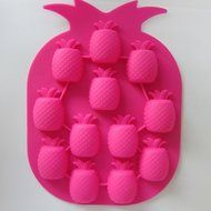 Lariy 12 Holes Creative Kitchen DIY Pineapple Chocolates Cakes Mold Silicone Mould
