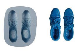 OK- Molds silicone golf shoe cake decorating fondant gompaste supply M4719