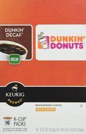Dunkin Donuts Decaf Coffee K-Cups For Keurig K Cup Brewers (32 count) N6