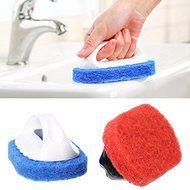 RameyStore Durable and Practical Design Useful Sponge Cleaning Brush Red N6