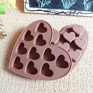 Dealglad Heart Shaped 3D Silicone Cake Fondant Chocolate Pudding Ice Cube Soap Decorating Baking Tray Mold N4