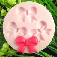 Mini Silicone Sugar, Fondant and Cake Mold, Bow Theme
